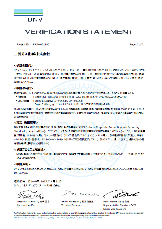 キャプチャ：検証声明2023